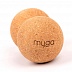 Заказать Мяч массажный сдвоенный MYGA Cork Massage Peanut - фото №5