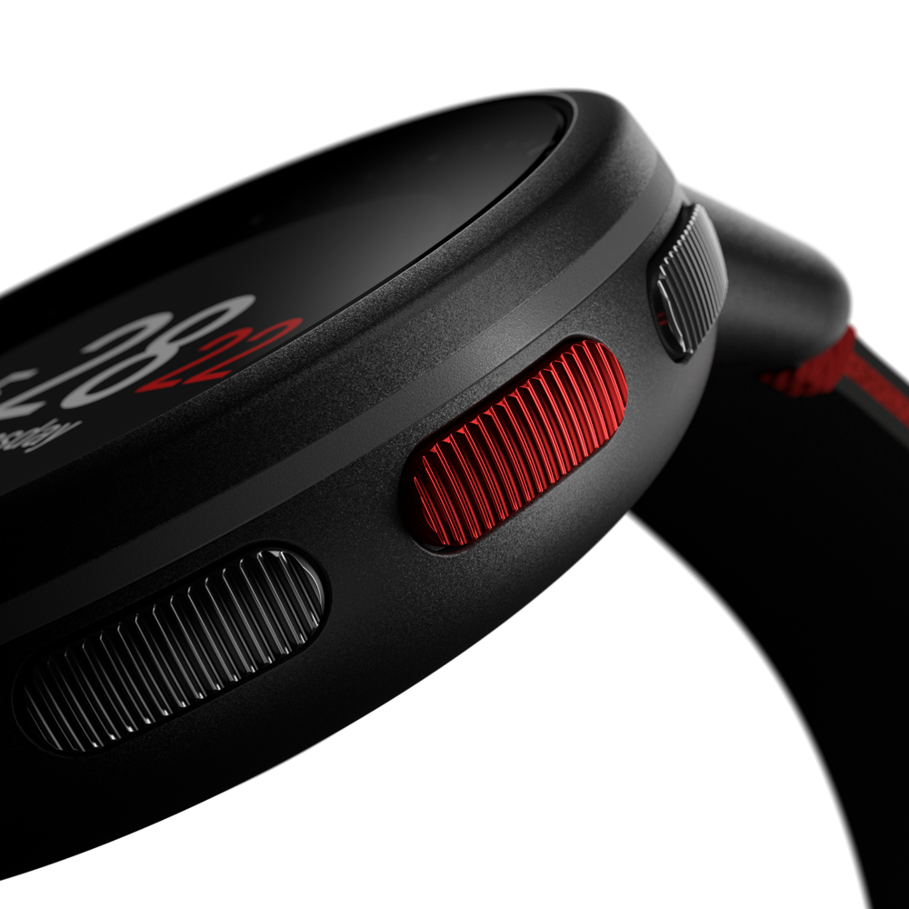 Заказать Мультиспортивные часы-пульсометр с  GPS Polar VANTAGE V2 Shift, черный-красный