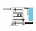 Заказать Настенный комплекс на 3 станции Queenax 2D Wall Solution 175 - фото №4