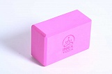 INEX EVA Yoga Block laser Logo, розовый, 4"