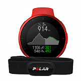 Заказать Мультиспортивные часы-пульсометр с  GPS Polar VANTAGE V2 HR, красный